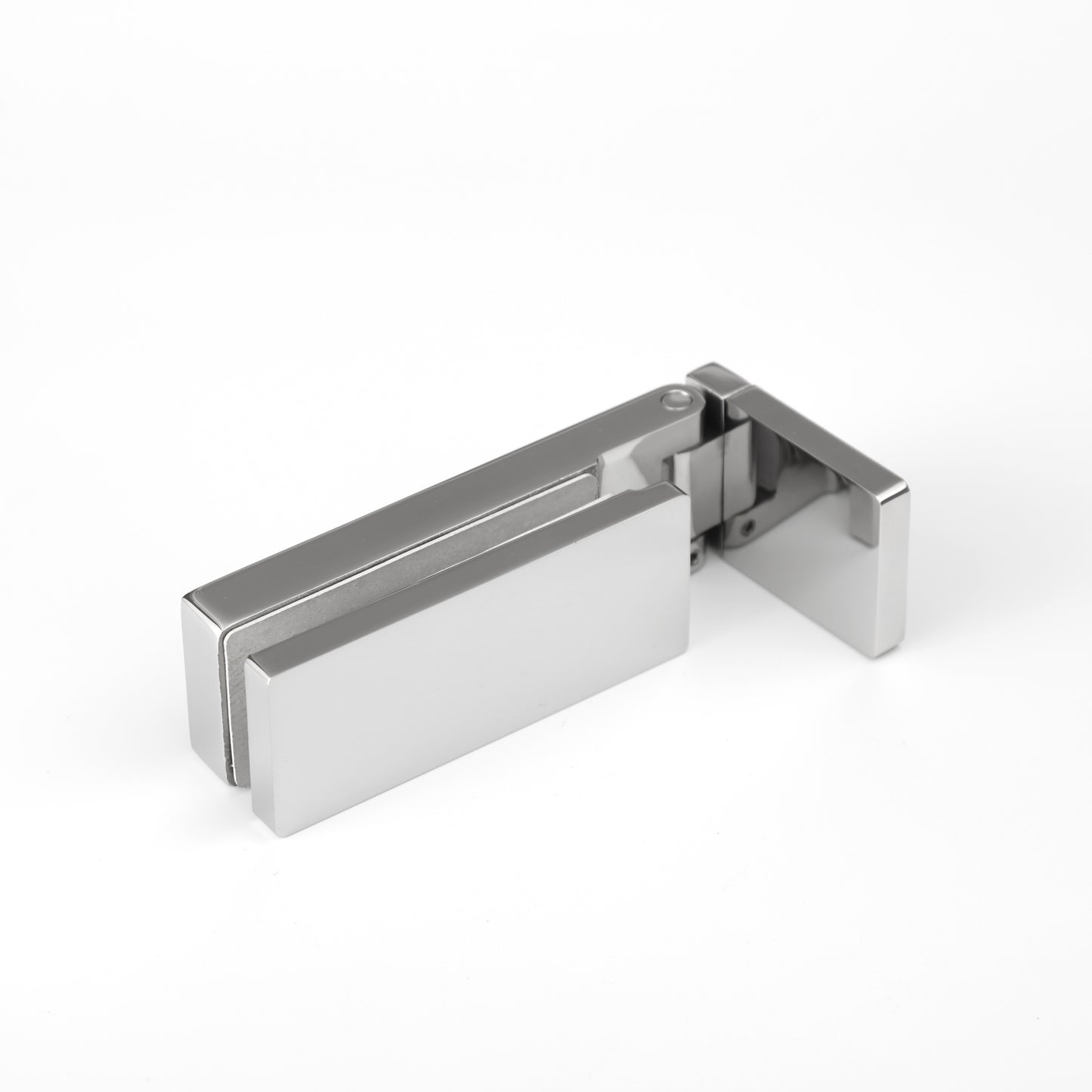 90° Glass to Wall Shower Door Hinge, Stainless Steel Heavy Duty Bathroom Hardware