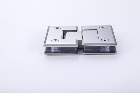 Heavy Duty Frameless Shower Door Hinge, Glass Mount Hardware for Shower Rooms