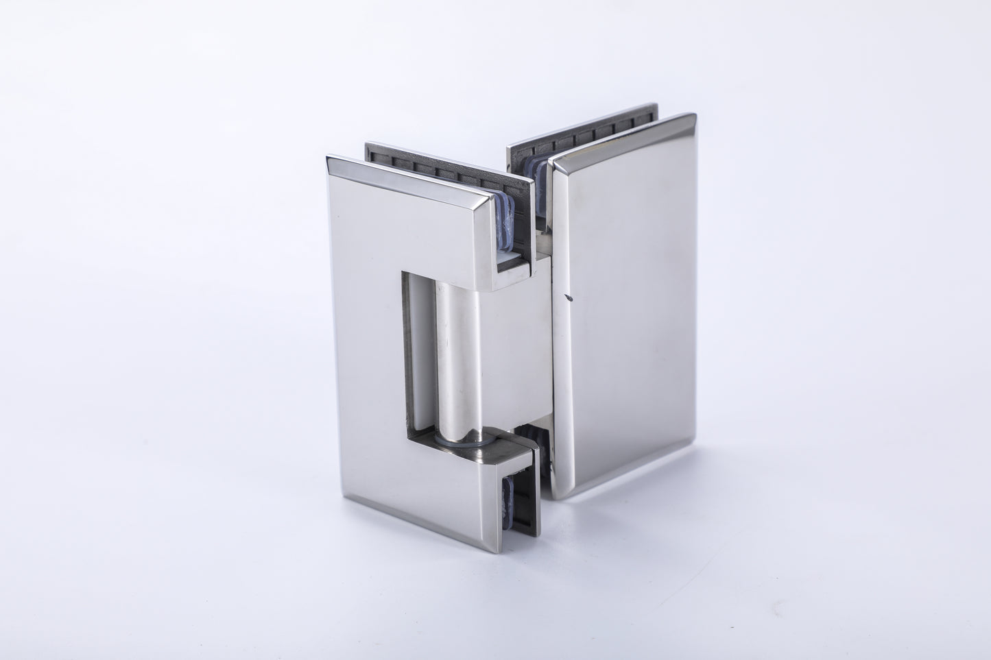 Heavy Duty Frameless Shower Door Hinge, Glass Mount Hardware for Shower Rooms