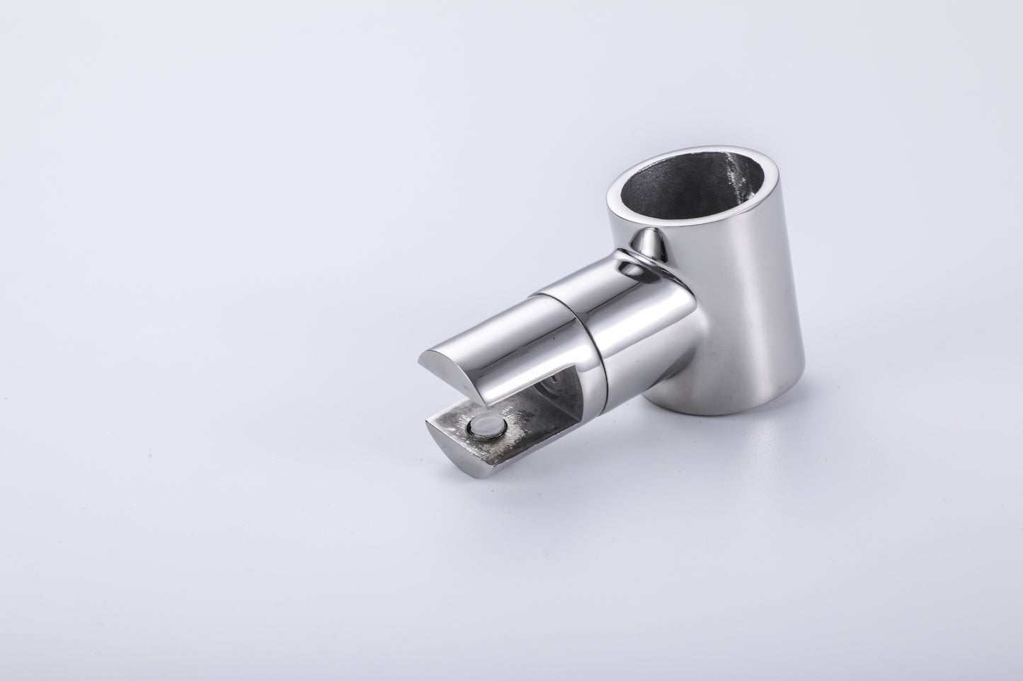 304 Stainless Steel Shower Rod Partition Connector, Round Rod Glass Clamp, Bathroom Hardware Fittings