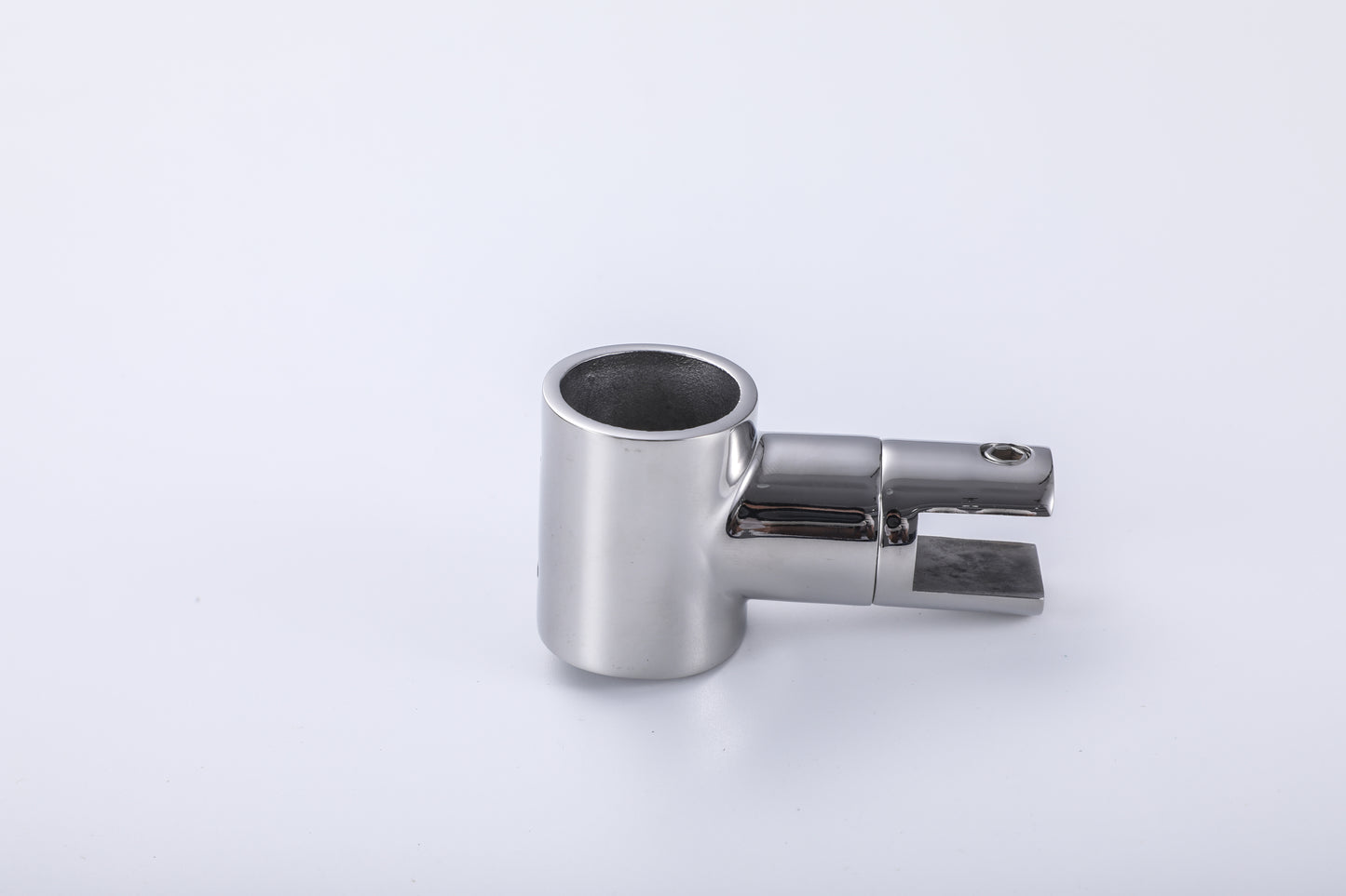 304 Stainless Steel Shower Rod Partition Connector, Round Rod Glass Clamp, Bathroom Hardware Fittings