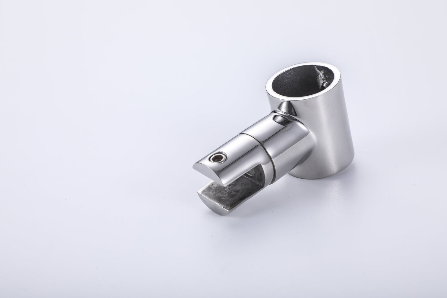 304 Stainless Steel Shower Rod Partition Connector, Round Rod Glass Clamp, Bathroom Hardware Fittings