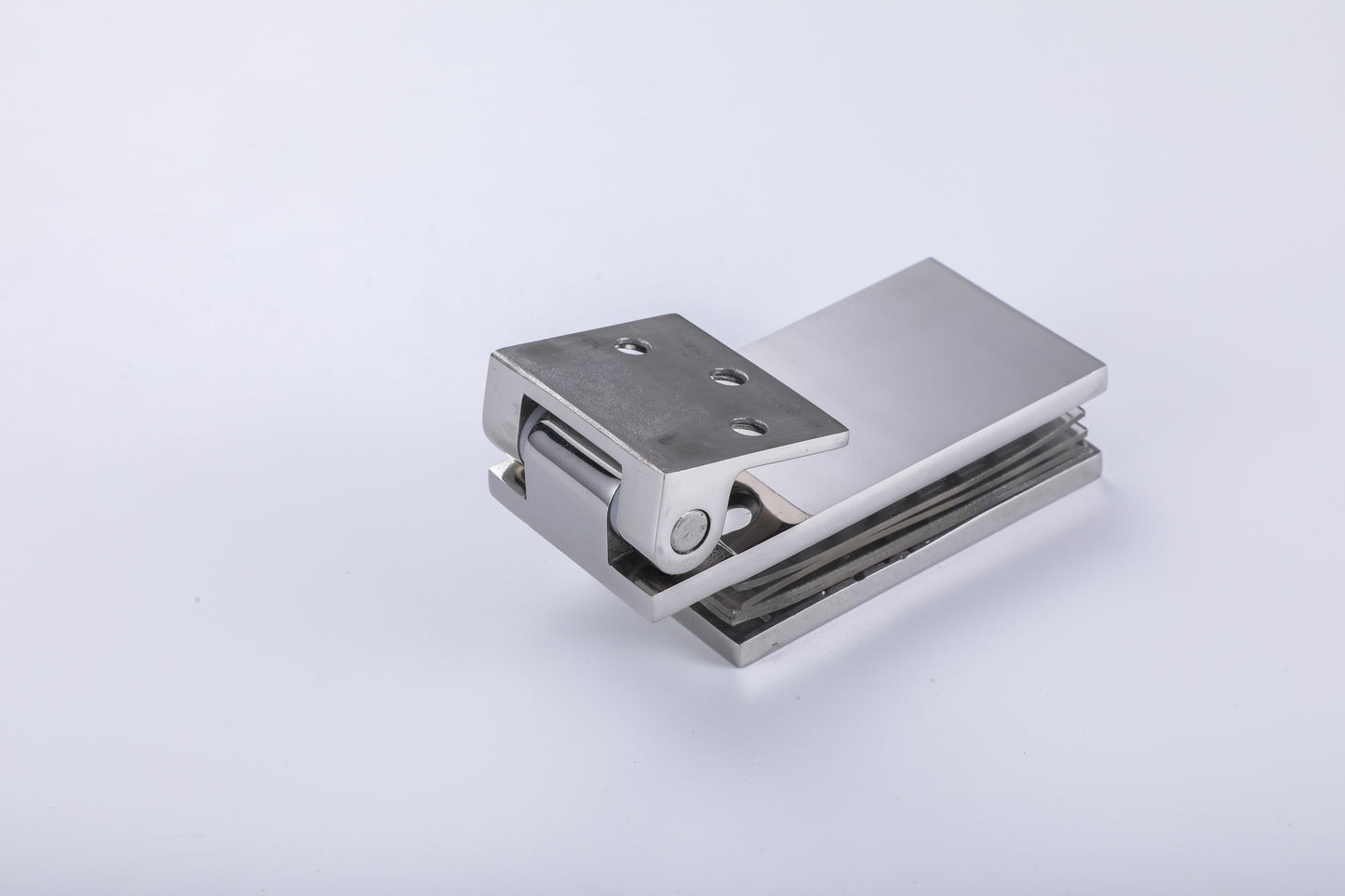 90 Degree Wall to Glass Hinge for Frameless Tempered Shower Glass Door, Bathroom Hardware Accessories