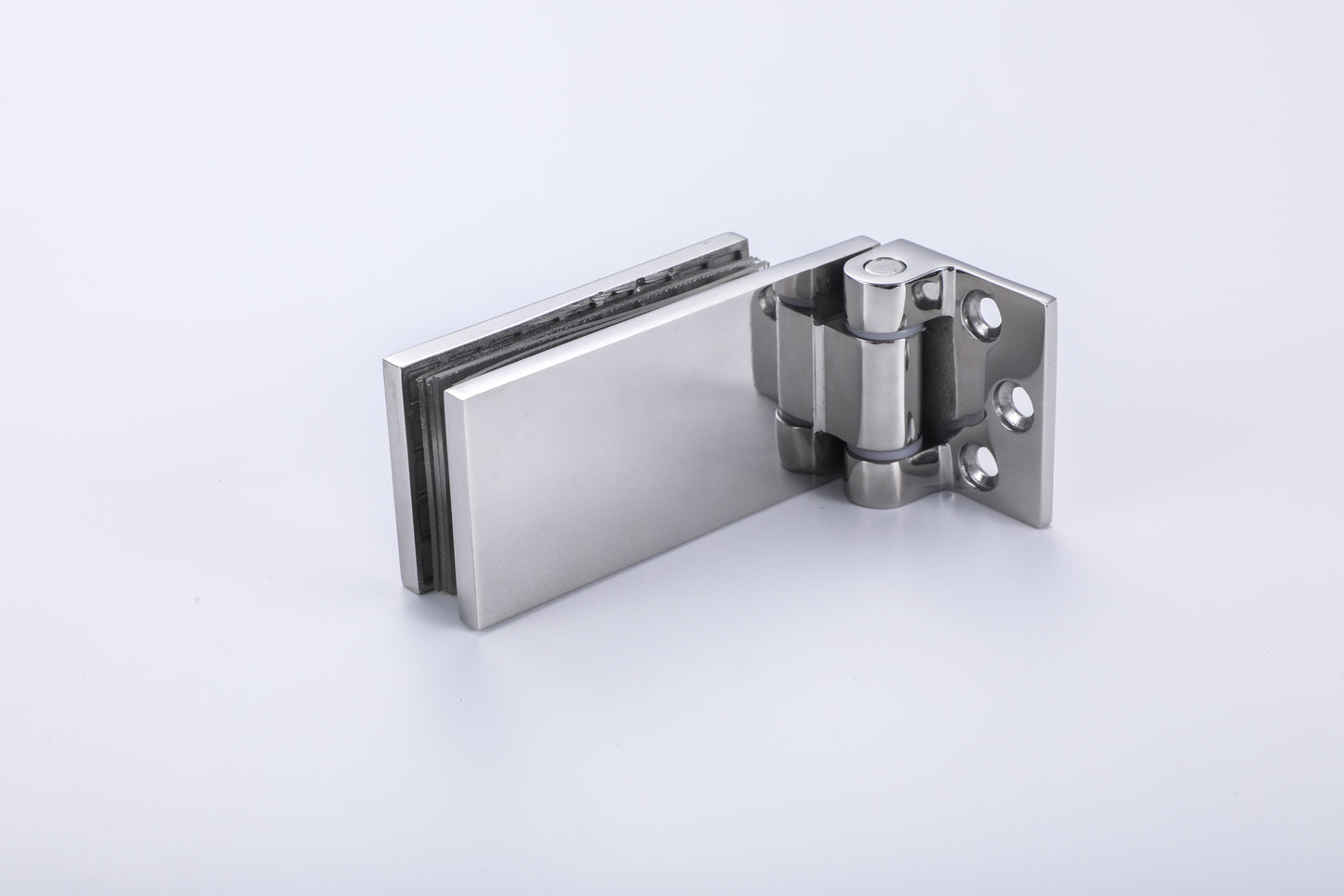90 Degree Wall to Glass Hinge for Frameless Tempered Shower Glass Door, Bathroom Hardware Accessories