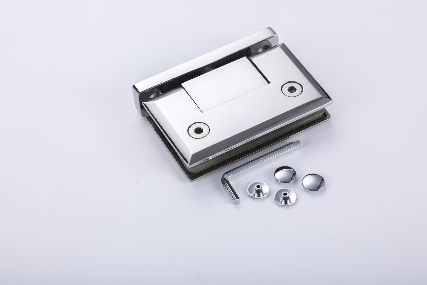 304 Stainless Steel Wall Hinge for Framed Tempered Glass Shower Door, Bathroom Hardware