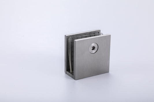 Factory-Price High-Quality Shower Glass Stainless-Steel Square Wall-Mount Clamp
