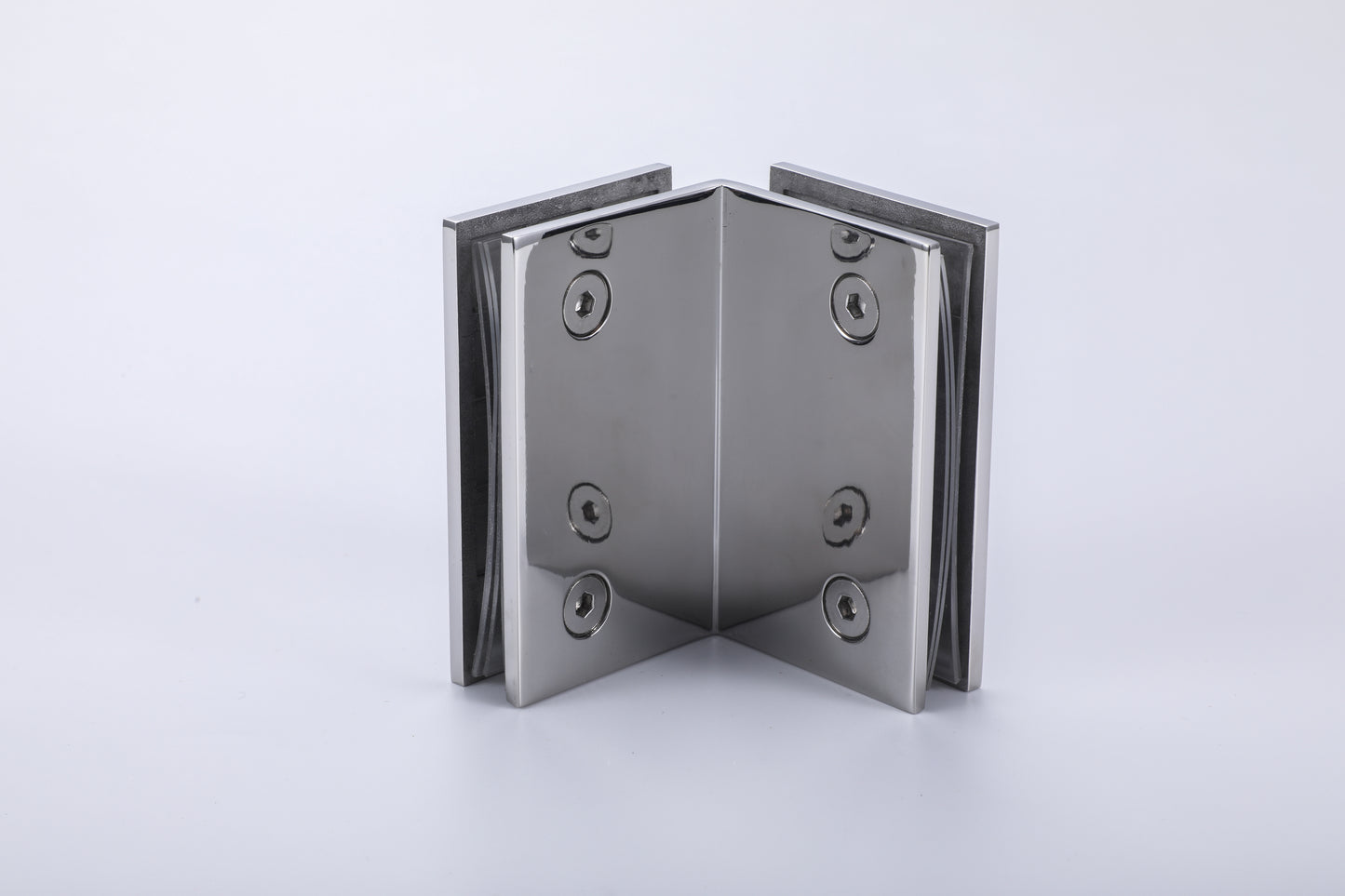 3D Concealed Stainless Steel Clamp for Frameless Shower Glass Door, Bathroom Hardware Fittings