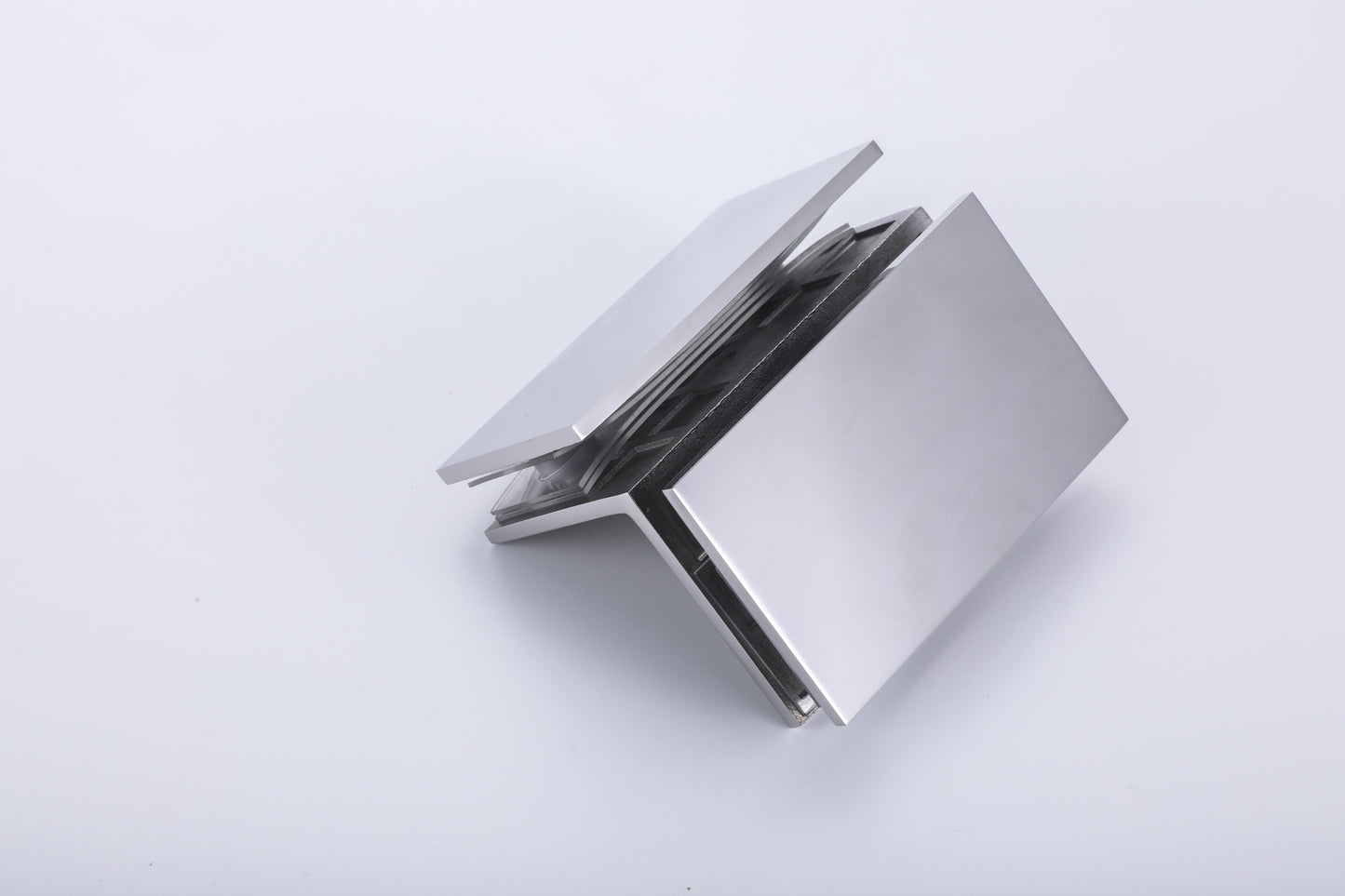 3D Concealed Stainless Steel Clamp for Frameless Shower Glass Door, Bathroom Hardware Fittings