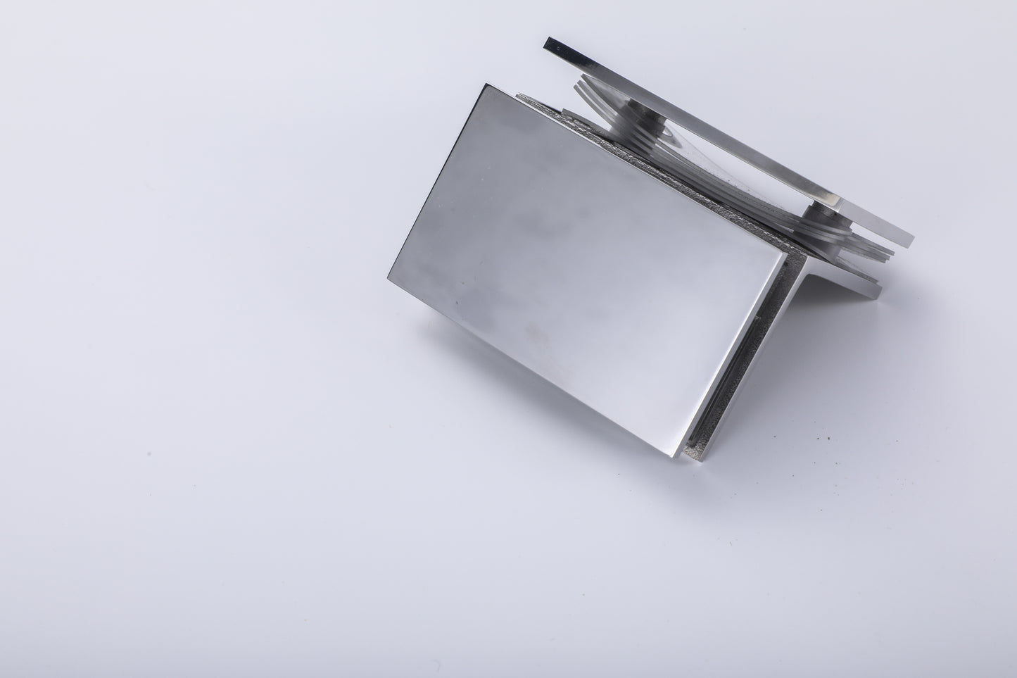 3D Concealed Stainless Steel Clamp for Frameless Shower Glass Door, Bathroom Hardware Fittings