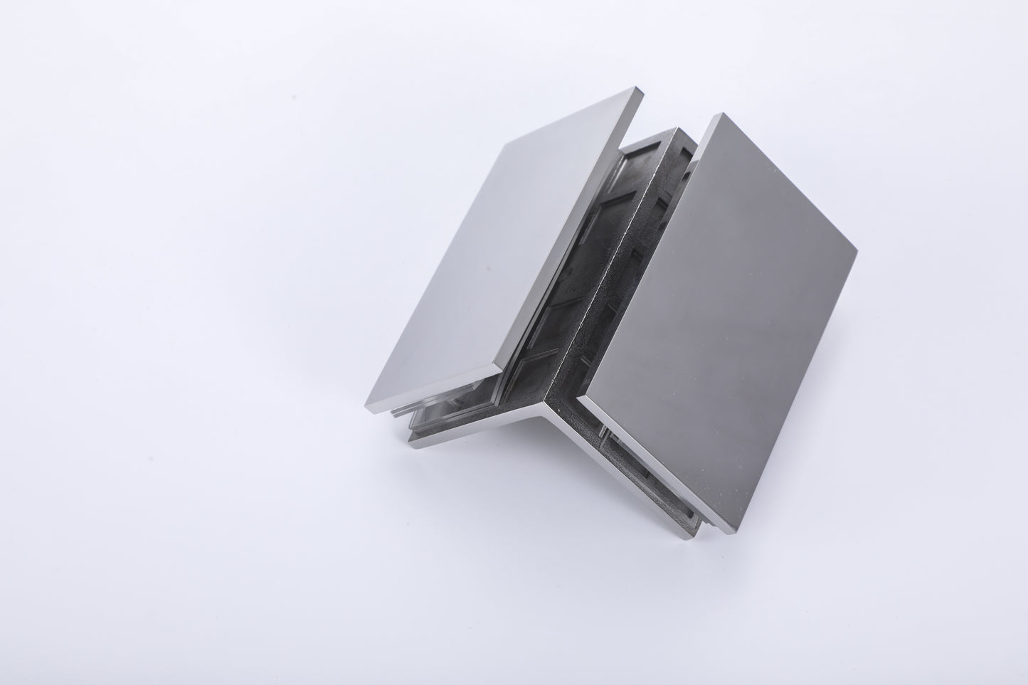 3D Concealed Stainless Steel Clamp for Frameless Shower Glass Door, Bathroom Hardware Fittings
