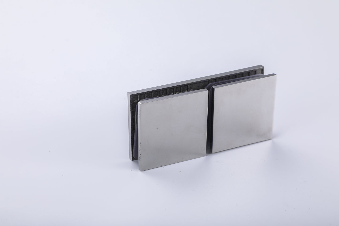 Shower Enclosure Glass Hardware, Stainless Steel Patch Fitting Clamp & Split-Face Retaining Clip