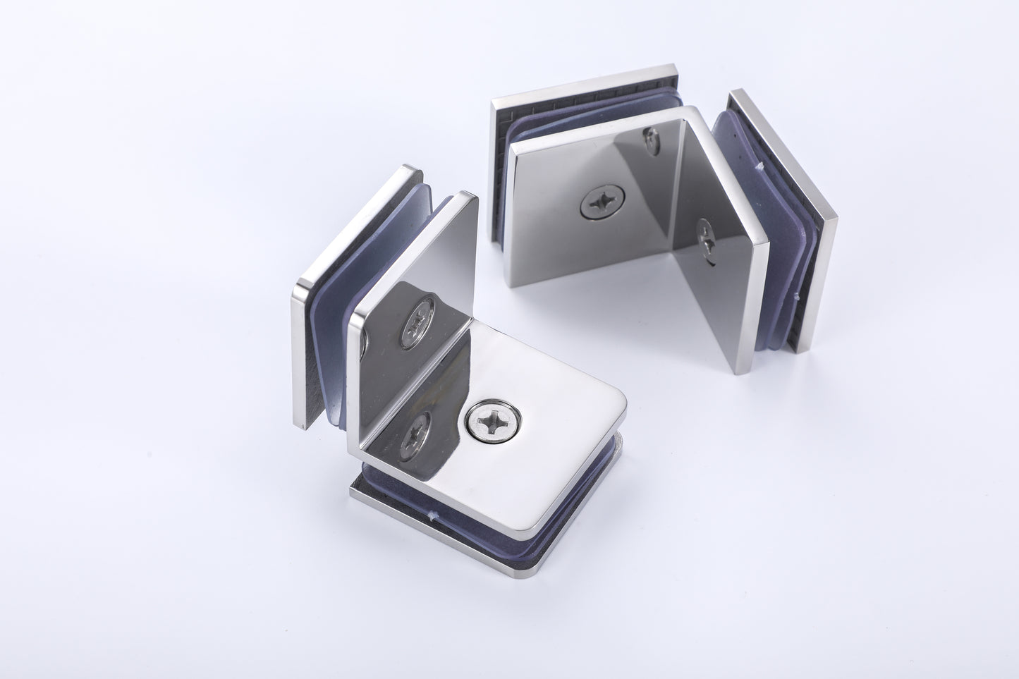 Shower Door Hardware for Tempered Glass, Glass Clamp Fittings, Bathroom Accessories