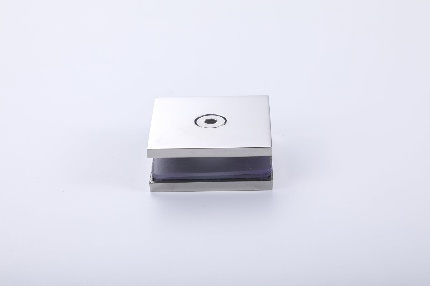 Wall-Mounted Clamp for Frameless Shower Glass Door, Bathroom Hardware Fitting
