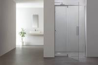 6mm Tempered Glass Pivot Shower Door – Stainless Steel Hinge, 100mm Adjustable UD-2P