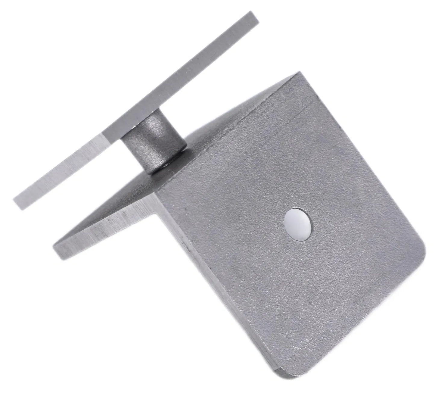 Bathroom Furniture & Shower Accessories, 90° Wall-to-Glass Clamp for Frameless Tempered Glass Door Hardware