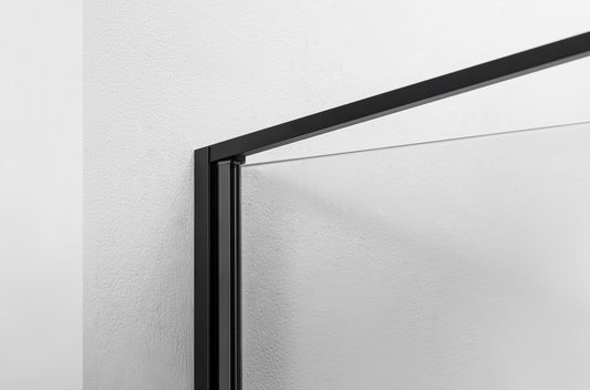 6mm Tempered Glass Pivot Shower Door – Aluminum Frame, 10mm Adjustable Extension HF-2P