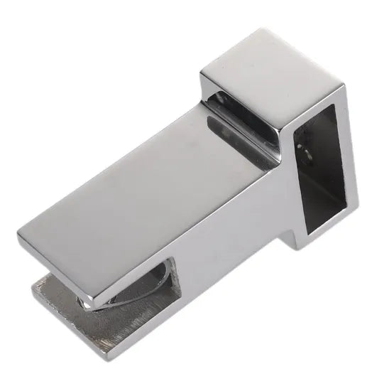 Stainless Steel Glass Hardware, Heavy Duty Bracket Clamp Fixing Clip for Glass Fittings