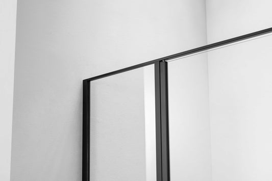 6mm Tempered Glass Pivot Shower Door – Zinc Alloy Pivot & Handle, Aluminum Frame, 15mm Adjustable Extension HC-3F