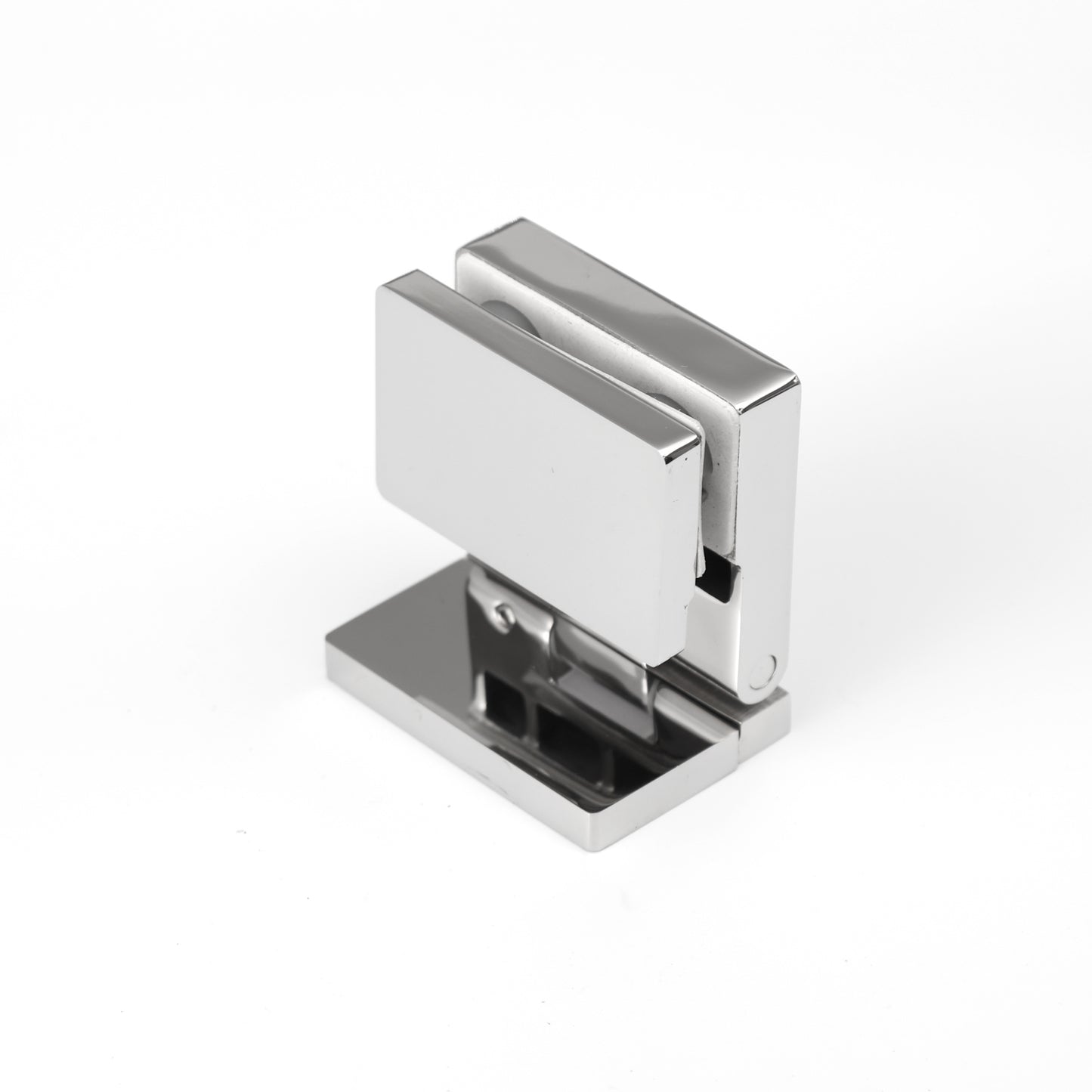 304 Stainless Steel Bathroom Fittings, 90° Wall-to-Glass Shower Hinge
