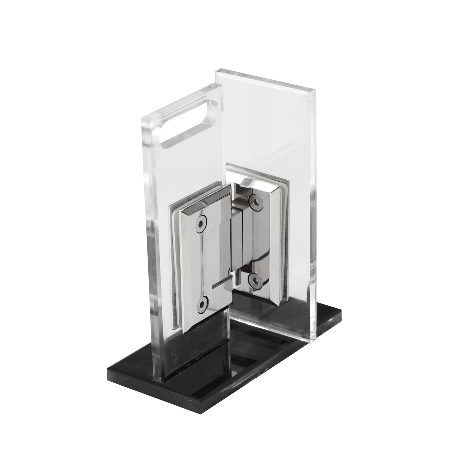 PVD Coated Frameless Shower Door Hinge, Bathroom Shower Enclosure Hardware for 8mm, 10mm, 12mm Glass