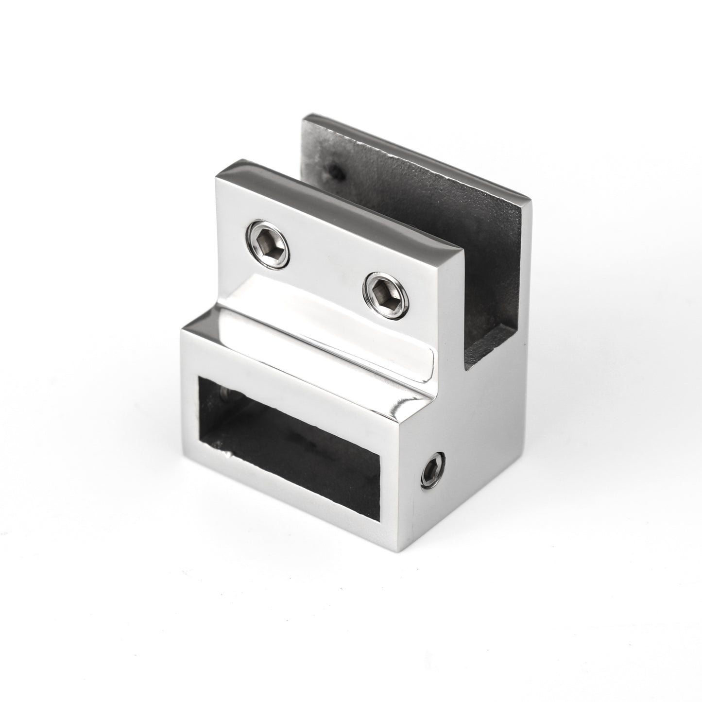 Frameless 304 Stainless Steel Bathroom Shower Enclosure Pipe-to-Glass Support Hardware Connector