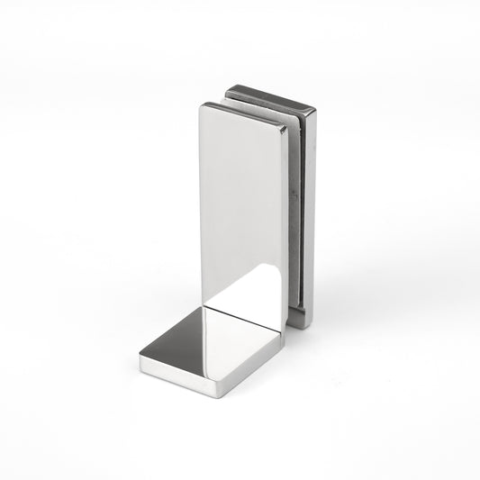 90° Glass Clamp Bracket for Frameless Shower Door, Bathroom Glass Hardware Fittings