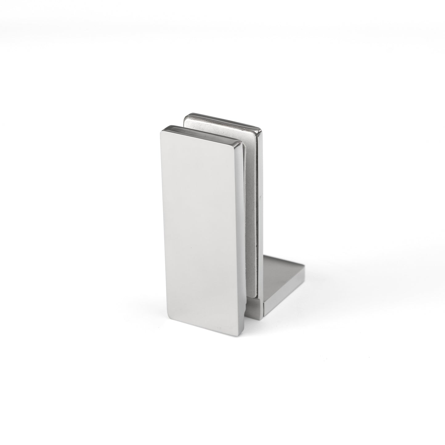 90° Glass Clamp Bracket for Frameless Shower Door, Bathroom Glass Hardware Fittings