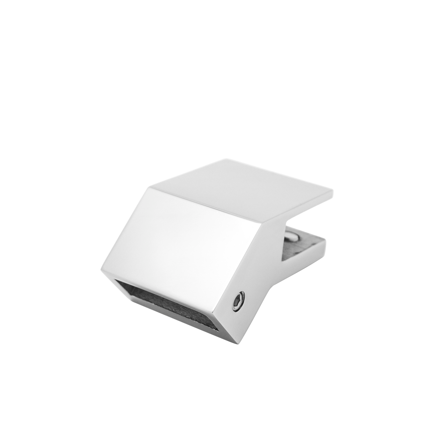 304 Stainless Steel Glass Support Rod Connector for Tempered Glass Door, Glass Bracket Hardware for Square Tubes