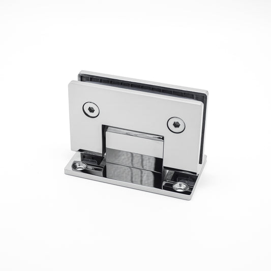 Heavy-Duty 304 Stainless Steel 90° Wall-to-Glass Pivot Hinge for Frameless Tempered Shower Door