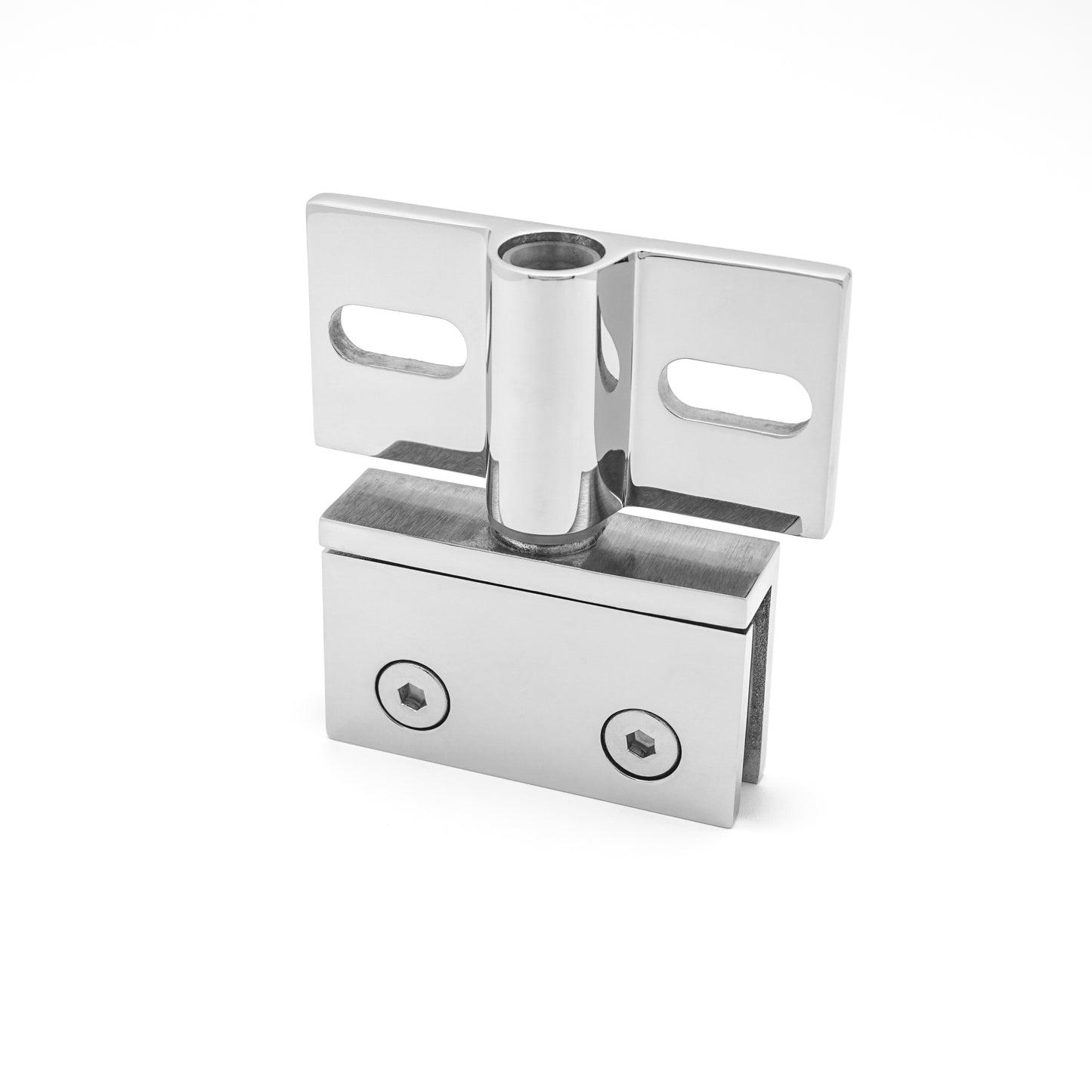 Stainless Steel Swivel Hinge for Shower Glass Door, Heavy Duty Bathroom Hardware