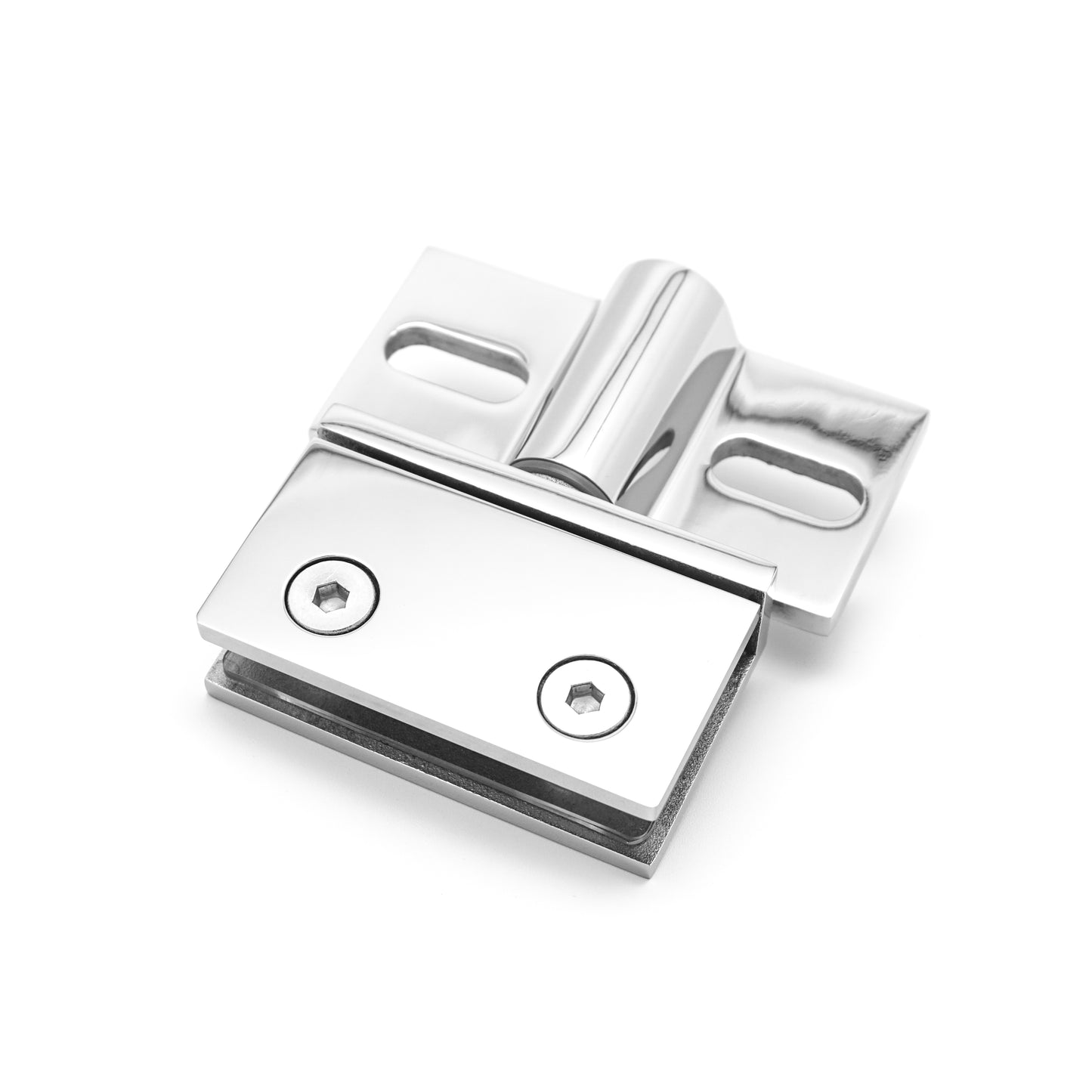 Stainless Steel Swivel Hinge for Shower Glass Door, Heavy Duty Bathroom Hardware