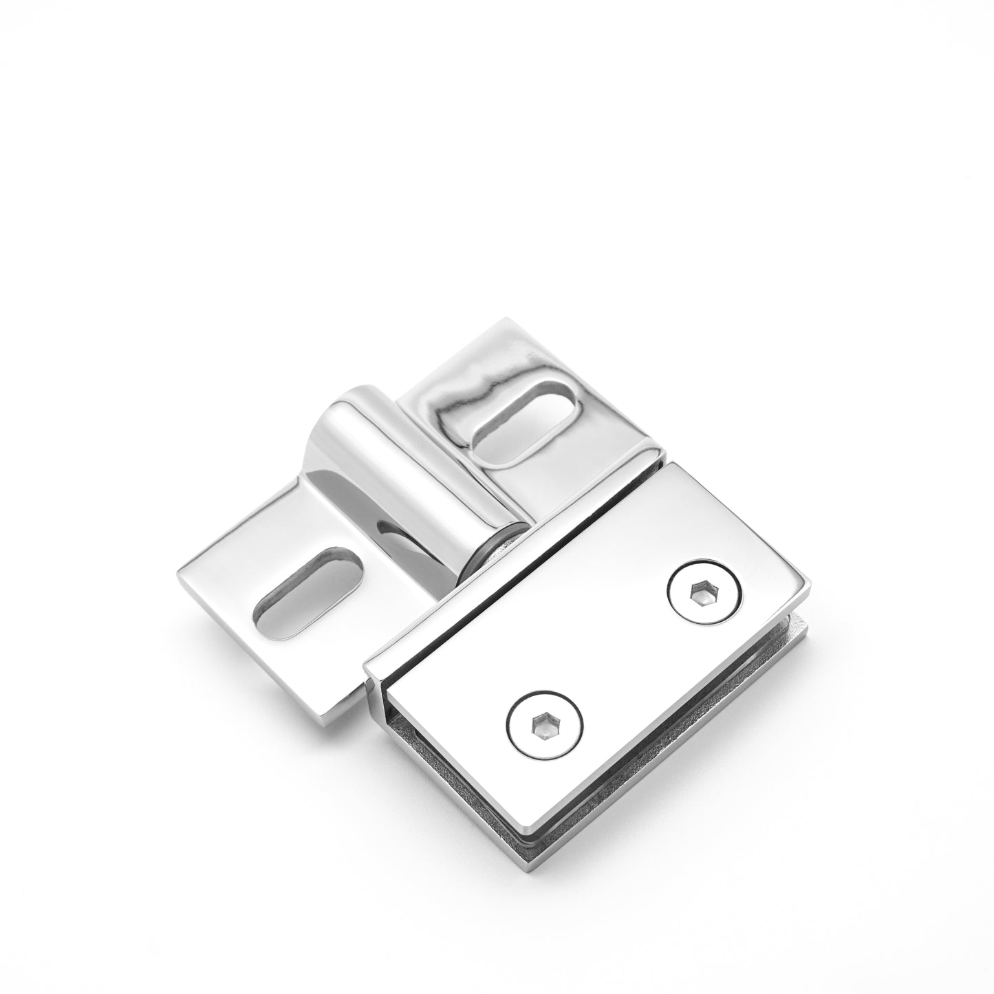 Stainless Steel Swivel Hinge for Shower Glass Door, Heavy Duty Bathroom Hardware