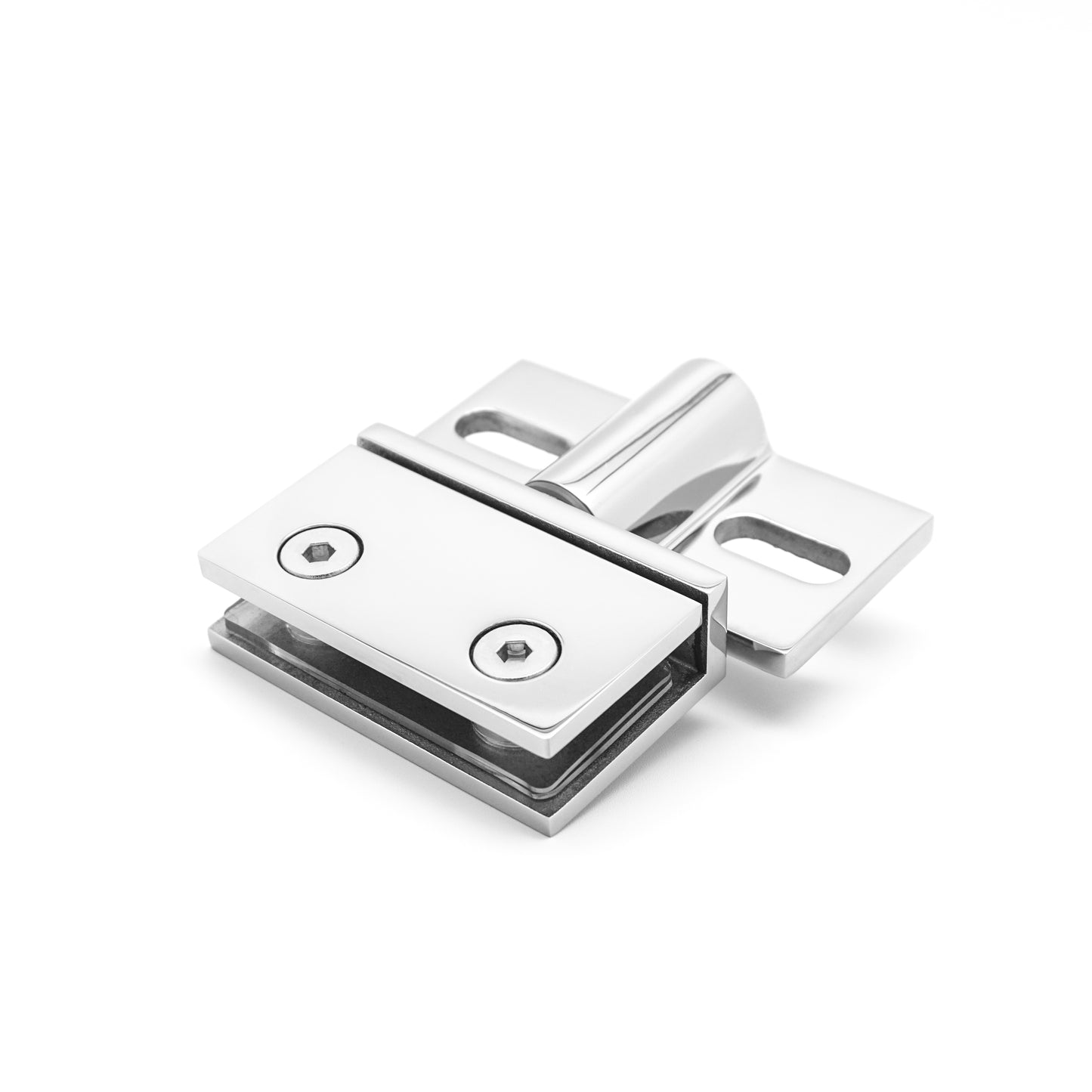 Stainless Steel Swivel Hinge for Shower Glass Door, Heavy Duty Bathroom Hardware