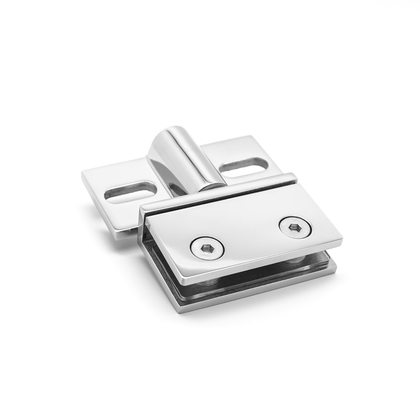 Stainless Steel Swivel Hinge for Shower Glass Door, Heavy Duty Bathroom Hardware