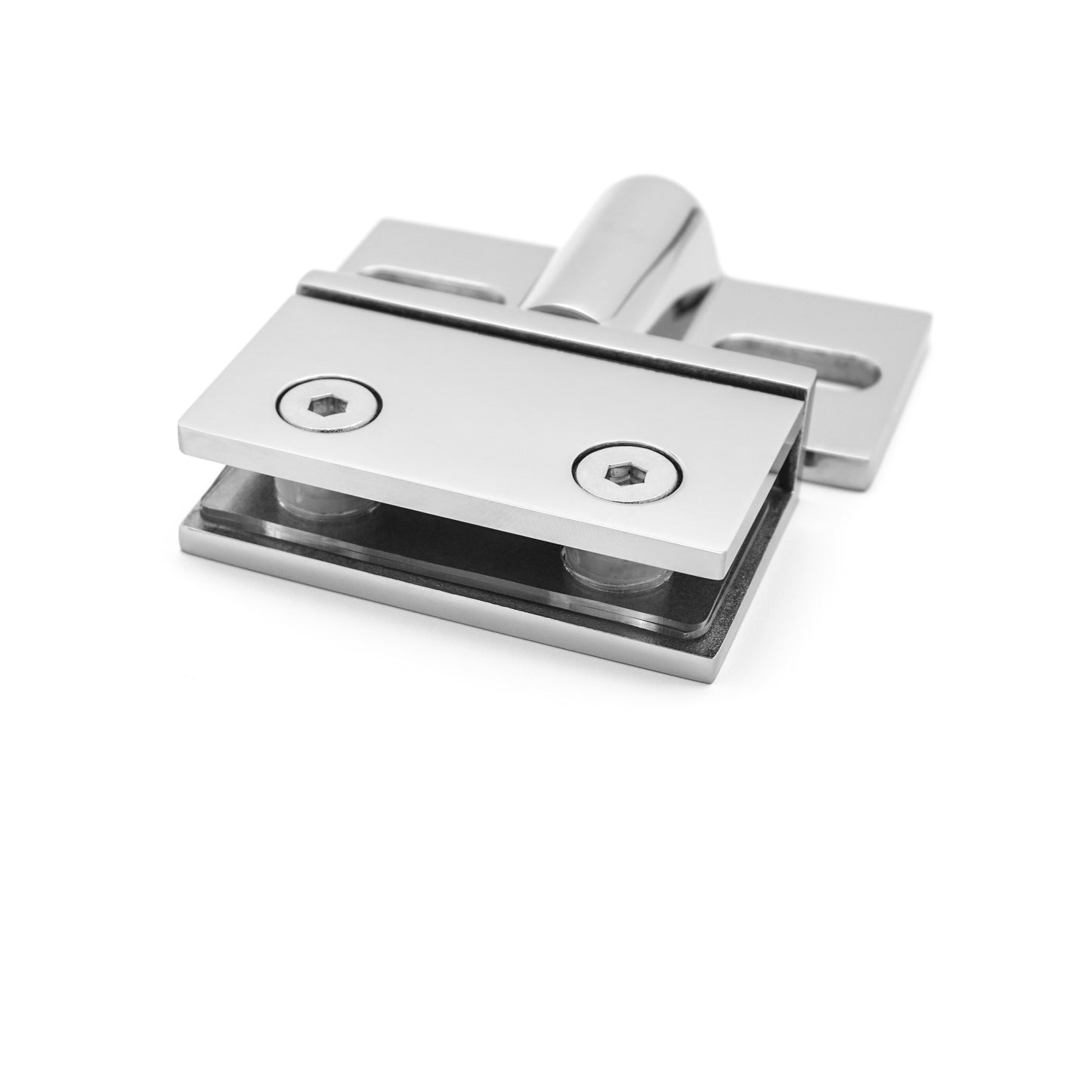 Stainless Steel Swivel Hinge for Shower Glass Door, Heavy Duty Bathroom Hardware