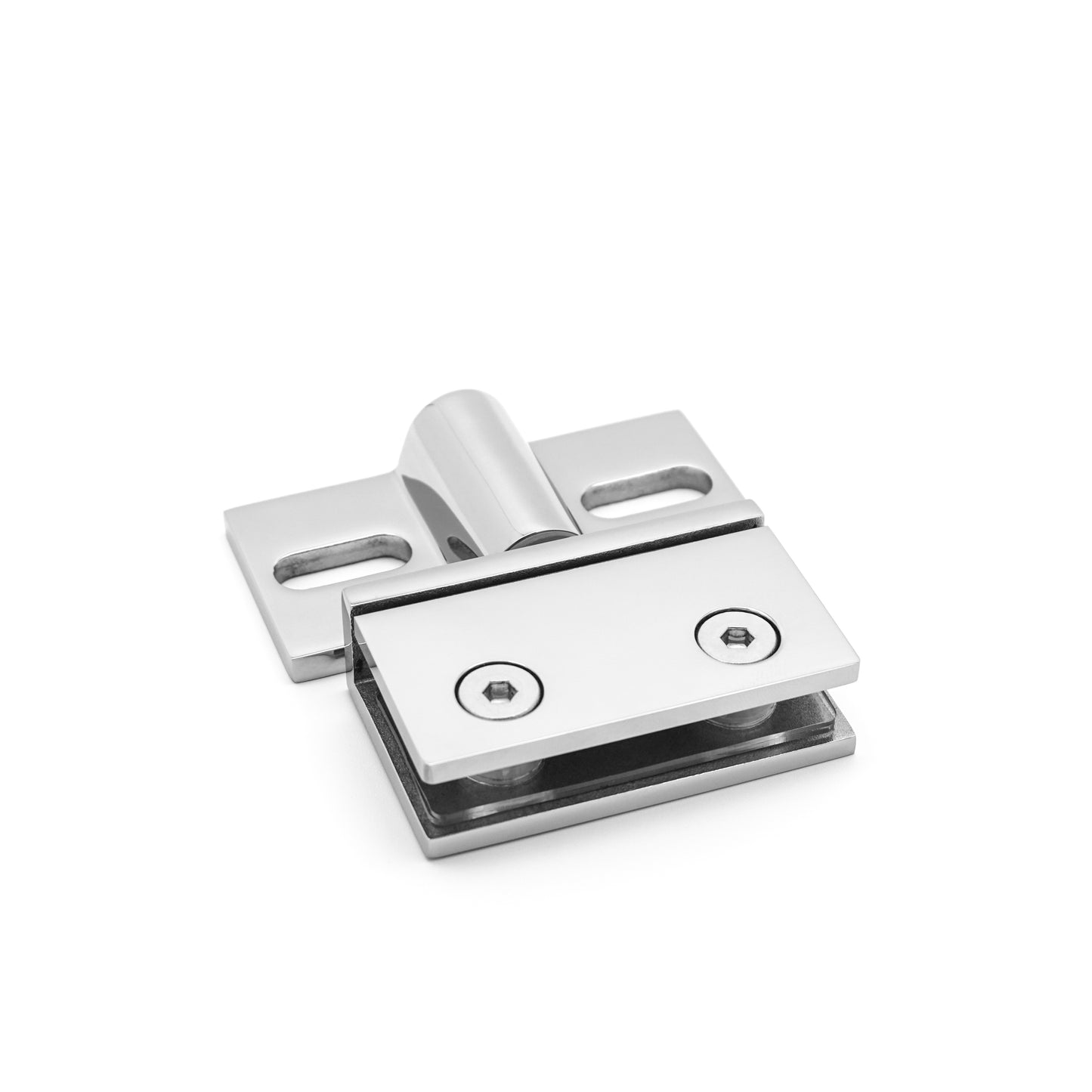 Stainless Steel Swivel Hinge for Shower Glass Door, Heavy Duty Bathroom Hardware