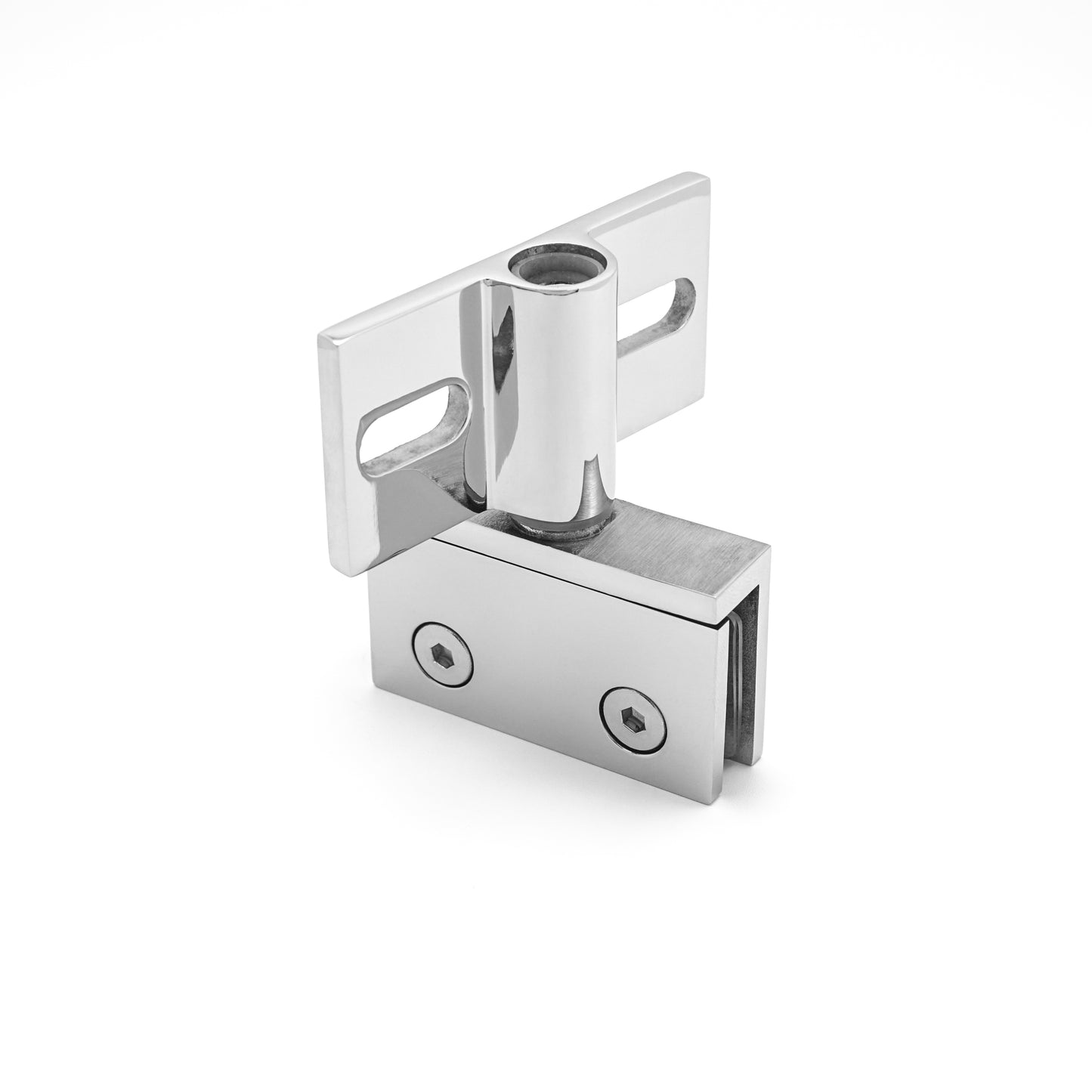 Stainless Steel Swivel Hinge for Shower Glass Door, Heavy Duty Bathroom Hardware