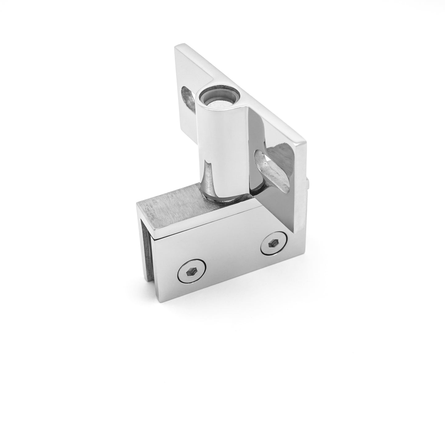 Stainless Steel Swivel Hinge for Shower Glass Door, Heavy Duty Bathroom Hardware