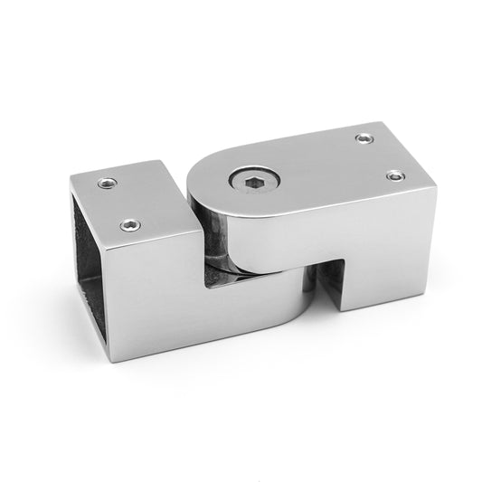 304 SUS Stainless Steel Glass Pipe Connector, Bathroom Shower Hardware Fitting