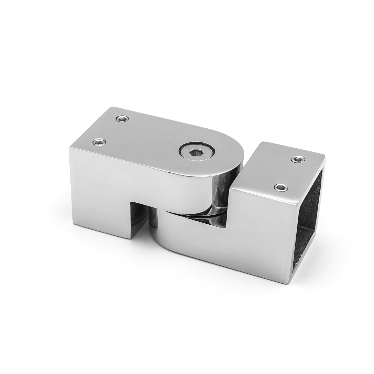 304 SUS Stainless Steel Glass Pipe Connector, Bathroom Shower Hardware Fitting