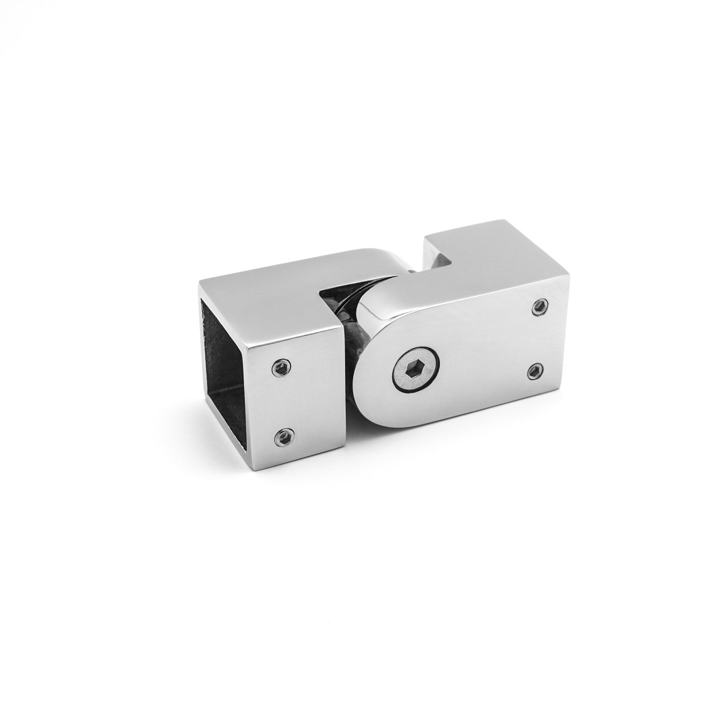 304 SUS Stainless Steel Glass Pipe Connector, Bathroom Shower Hardware Fitting