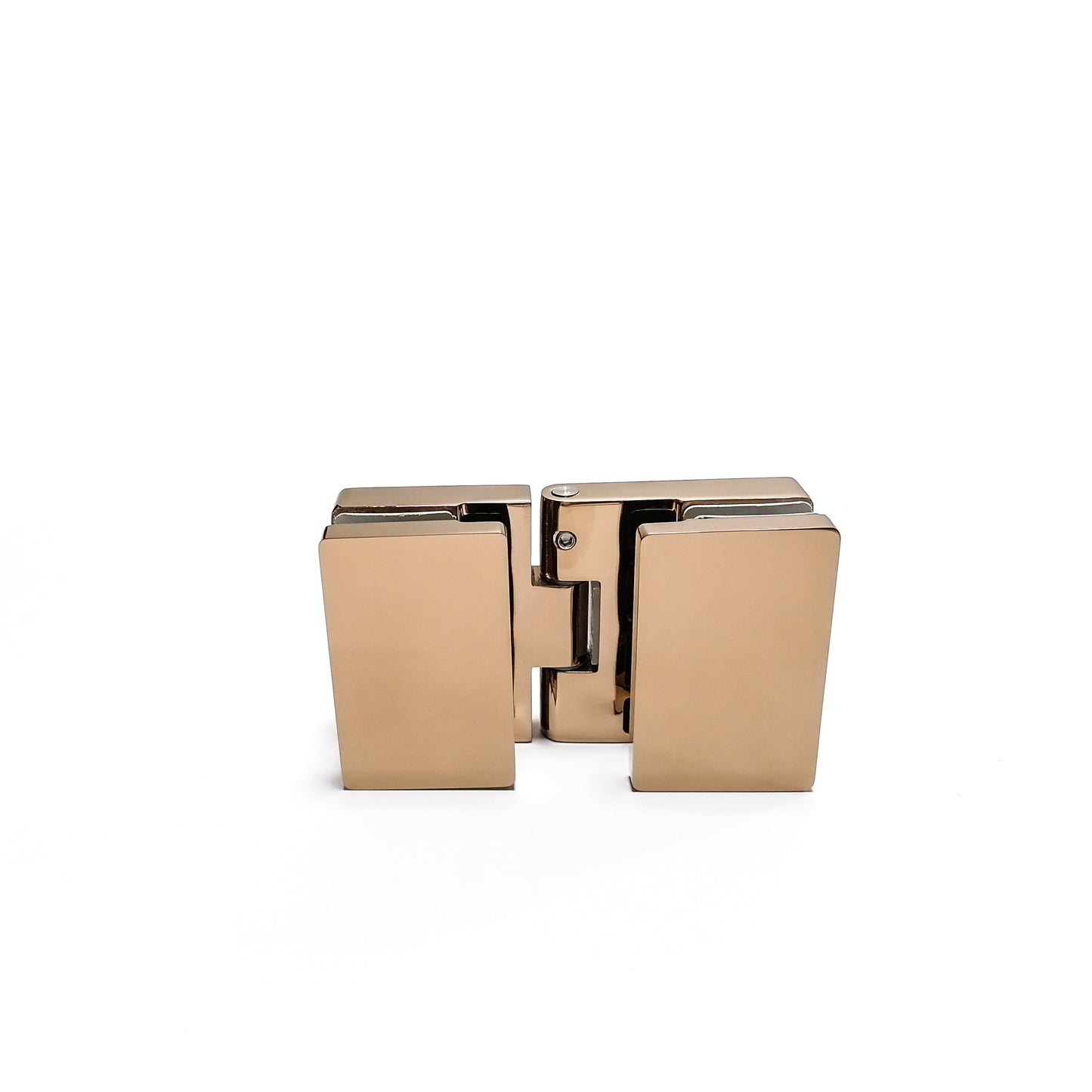 304 Stainless Steel Shower Door Hinge, 180 Degree Glass to Glass Heavy Duty Bathroom Hardware