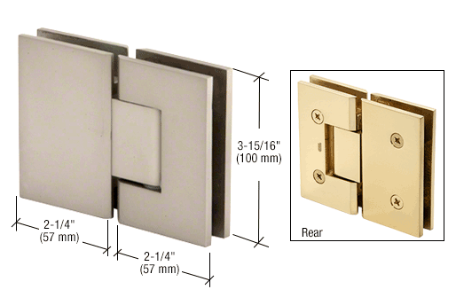 180° Glass-to-Glass Hinge for Frameless Tempered Glass Shower Door, Bathroom Hardware