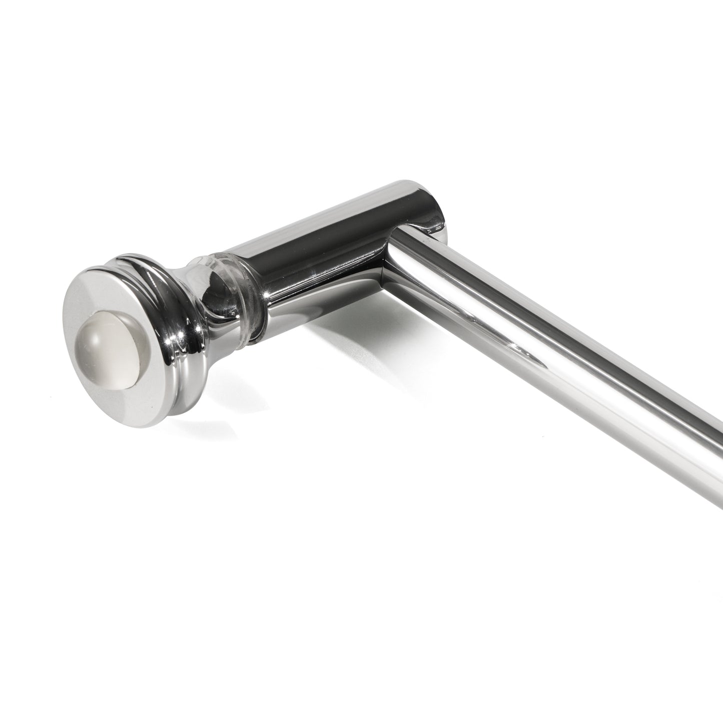 Bathroom Shower Enclosure Glass Door Pull Handle with Towel Bar – 2-in-1 Combo Hardware