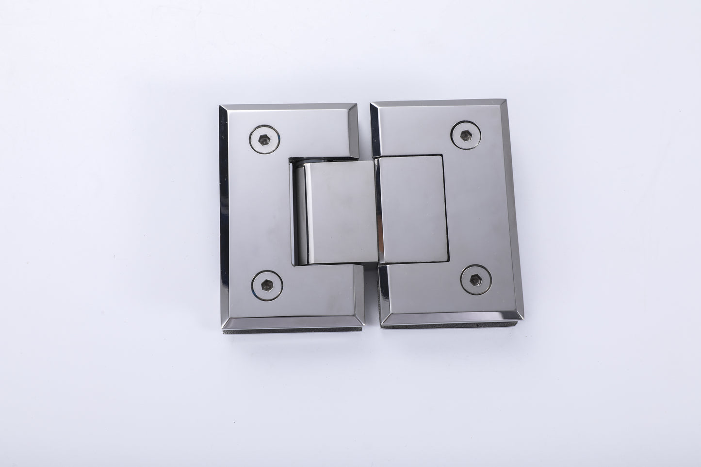 Heavy Duty Frameless Shower Door Hinge, Glass Mount Hardware for Shower Rooms