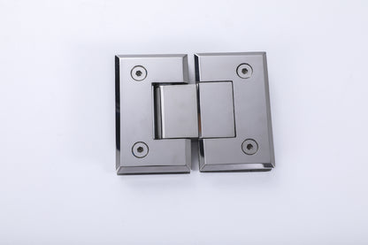 Heavy Duty Frameless Shower Door Hinge, Glass Mount Hardware for Shower Rooms