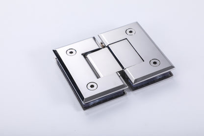 Heavy Duty Frameless Shower Door Hinge, Glass Mount Hardware for Shower Rooms