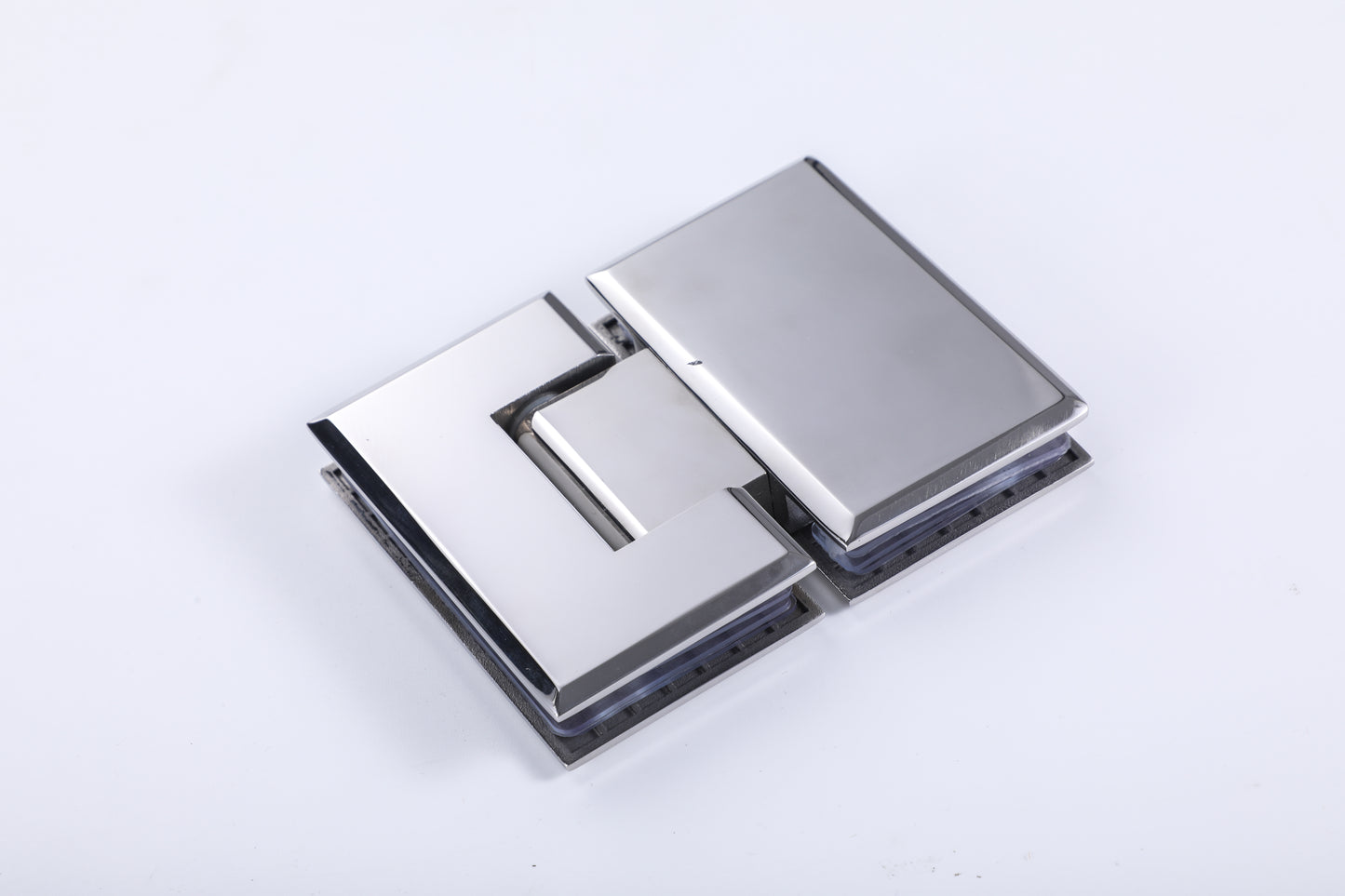 Heavy Duty Frameless Shower Door Hinge, Glass Mount Hardware for Shower Rooms