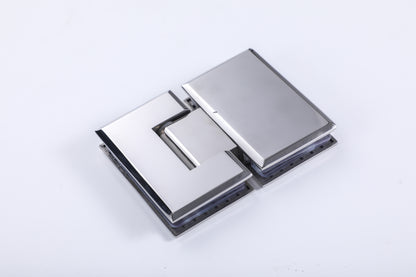 Heavy Duty Frameless Shower Door Hinge, Glass Mount Hardware for Shower Rooms
