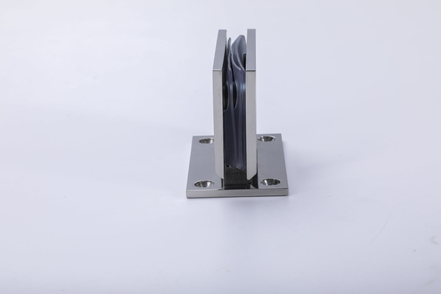 Hardware Frame 2-Hole Shower Glass Door 90° Wall-to-Glass Hinge